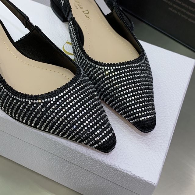 Dior orignal cotton pump DS0204 black