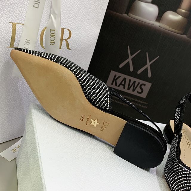 Dior orignal cotton pump DS0204 black
