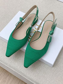 Dior orignal cotton pump DS0205 green