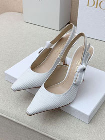 Dior orignal cotton pump DS0205 white