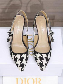 Dior orignal cotton pump DS0206 black