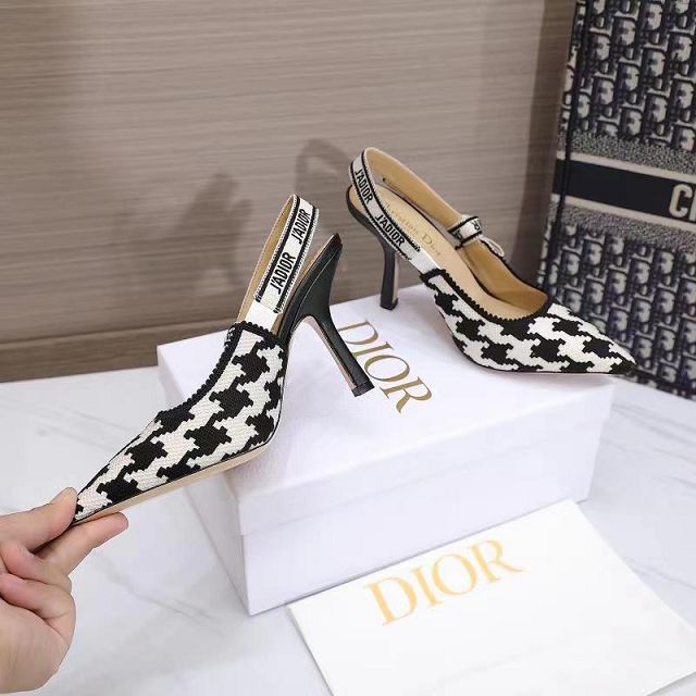 Dior orignal cotton pump DS0206 black