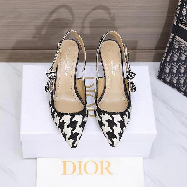 Dior orignal cotton pump DS0206 black