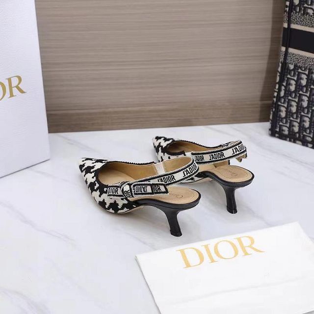 Dior orignal cotton pump DS0206 black