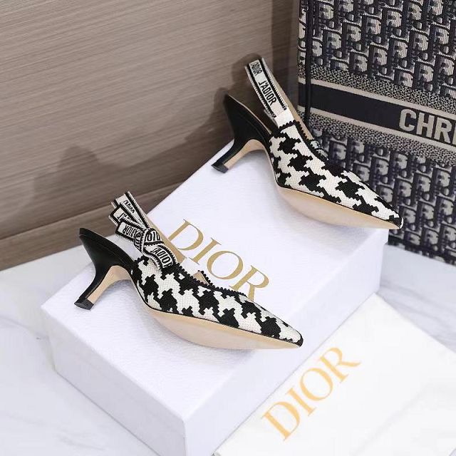 Dior orignal cotton pump DS0206 black