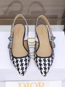 Dior orignal cotton pump DS0206 dakr blue