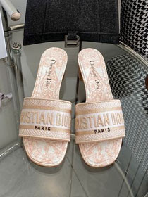 Dior orignal cotton heeled slide DS0176