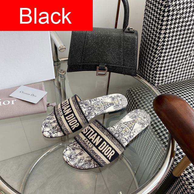 Dior orignal cotton slide DS0177