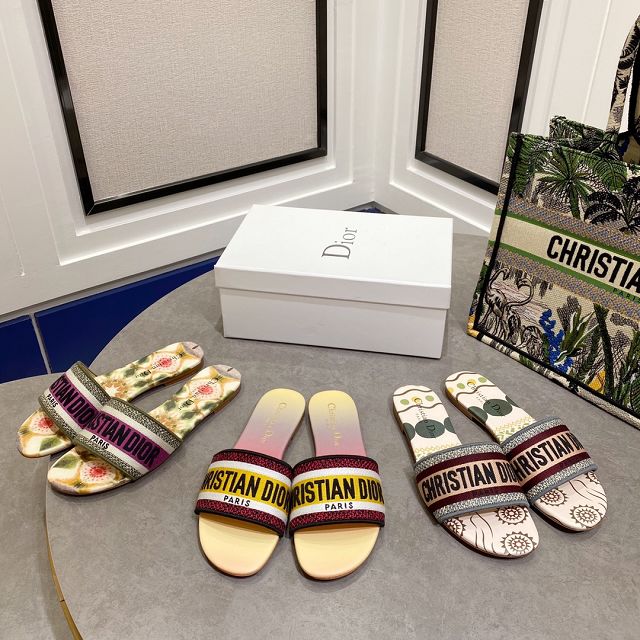 Dior orignal cotton slide DS0187