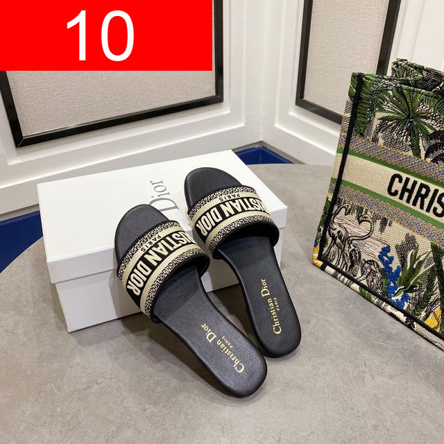 Dior orignal cotton slide DS0188