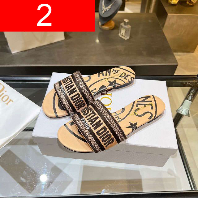 Dior orignal cotton slide DS0217