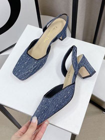 Dior orignal denim 55mm pump DS0210