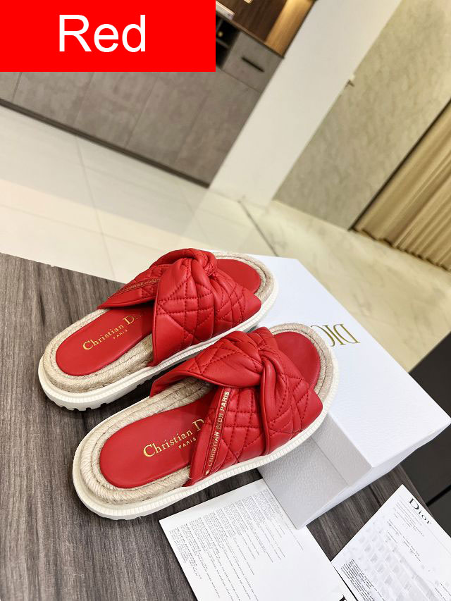 Dior orignal lambskin slide DS0216