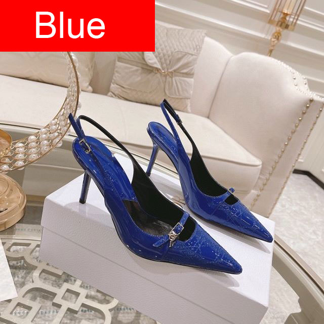 Dior orignal patent calfskin 85mm sandal DS0193