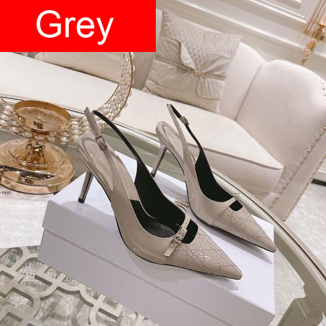 Dior orignal patent calfskin 85mm sandal DS0193