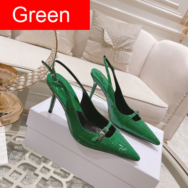 Dior orignal patent calfskin 85mm sandal DS0193