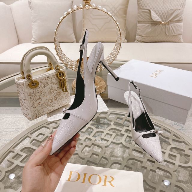 Dior orignal patent calfskin 85mm sandal DS0193