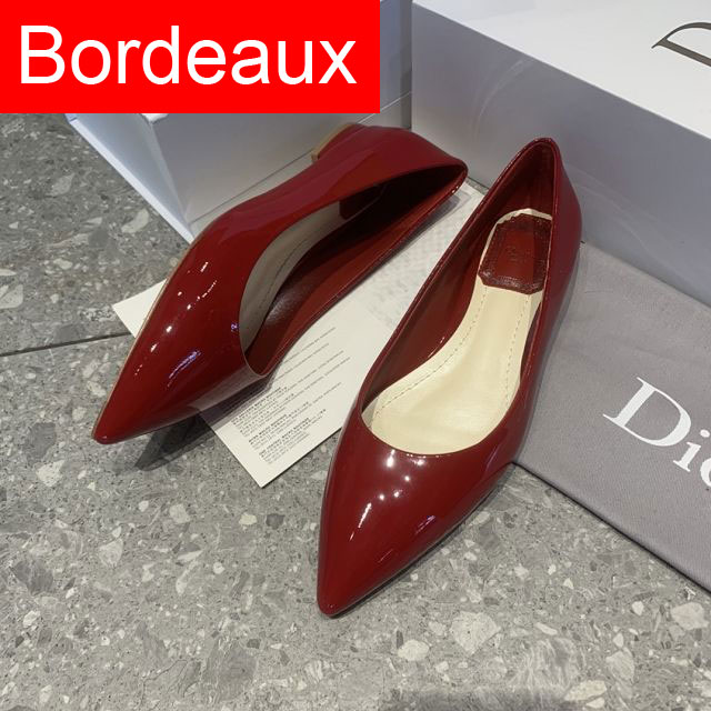 Dior orignal patent calfskin flat DS0207