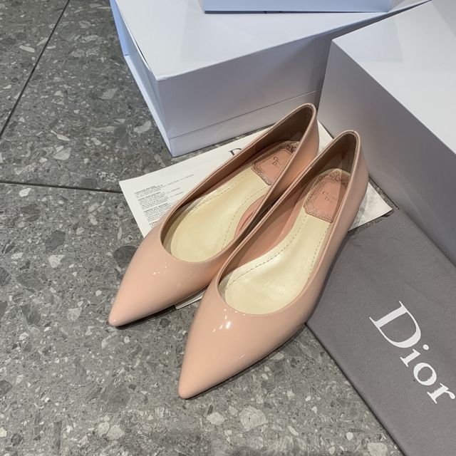 Dior orignal patent calfskin flat DS0207