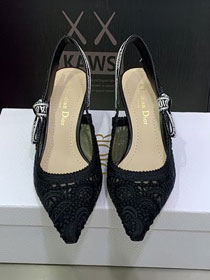 Dior orignal cotton pump DS0232 black