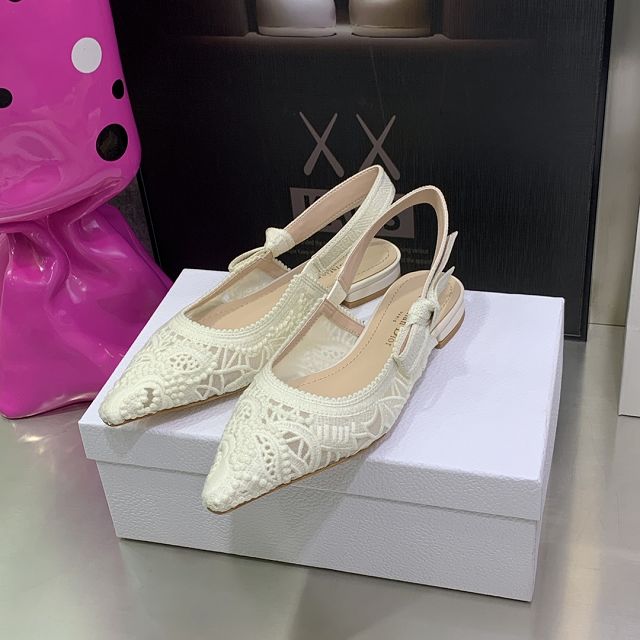 Dior orignal cotton pump DS0232 white