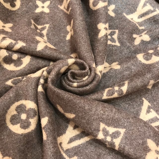 Louis vuitton original wool blanket LVB073 coffee