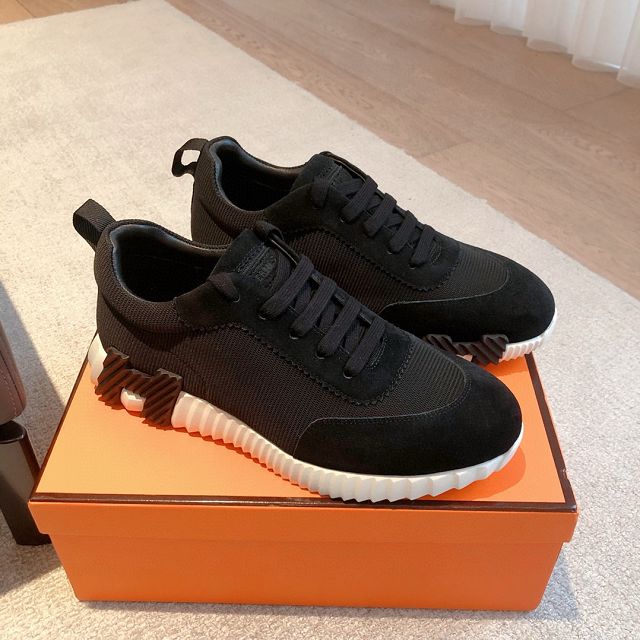 Hermes knit&suede bouncing sneaker HS0123