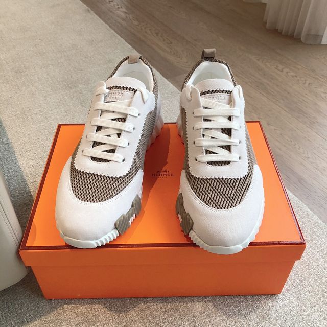 Hermes knit&suede bouncing sneaker HS0124