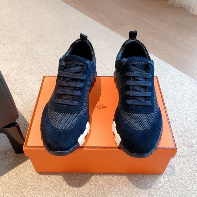 Hermes knit&suede bouncing sneaker HS0124