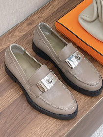 Hermes calfskin hot loafer HS0139