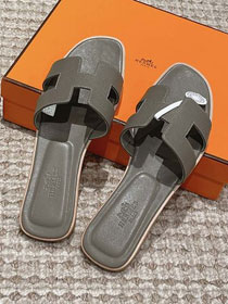 Hermes epsom leather oran sandal HS0132	