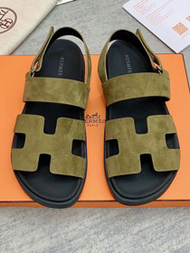 Hermes suede chypre sandal HS0148