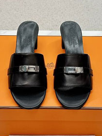 Hermes calfskin gigi 50mm sandal HS0183
