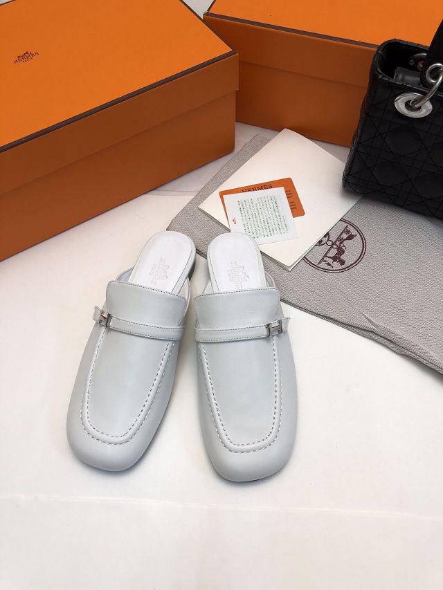 Hermes calfskin lena mule HS0158