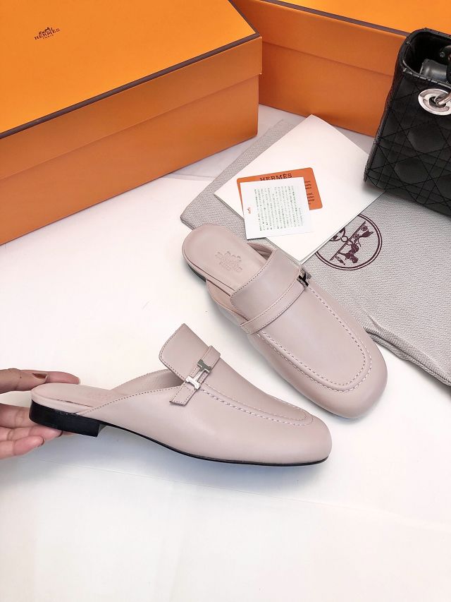 Hermes calfskin lena mule HS0158