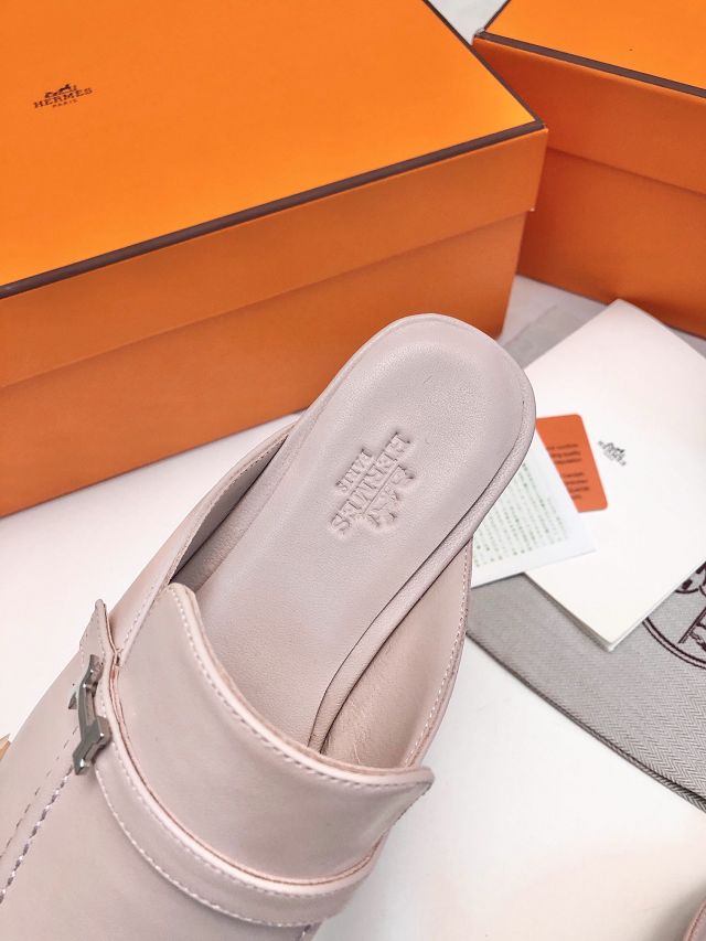 Hermes calfskin lena mule HS0158