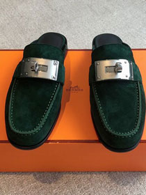 Hermes suede Iota mule HS0178