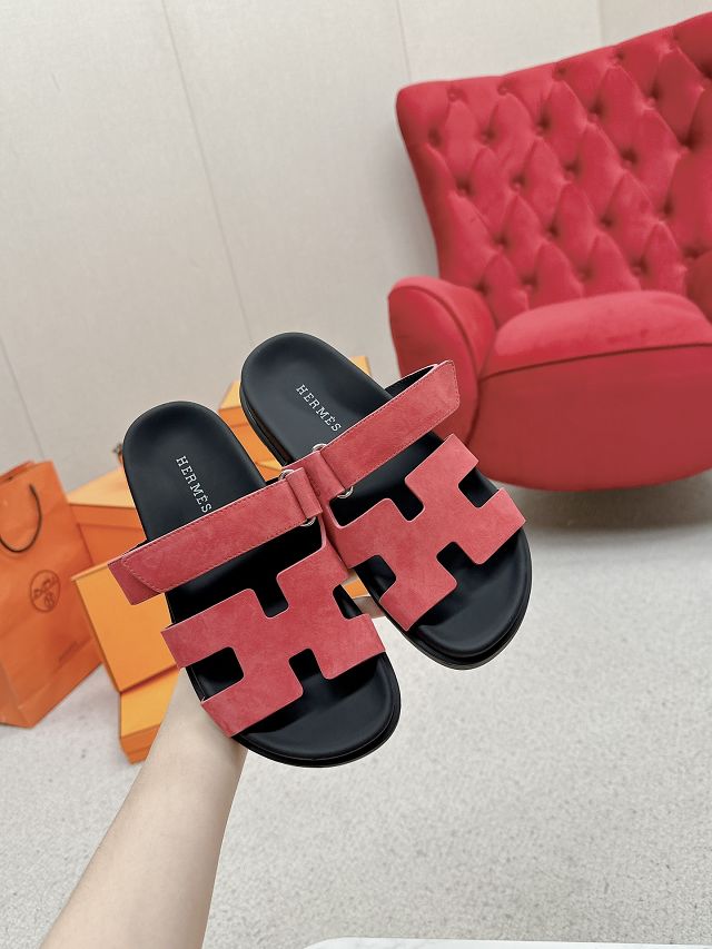 Hermes suede chypre sandal HS0170