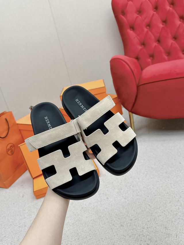 Hermes suede chypre sandal HS0170