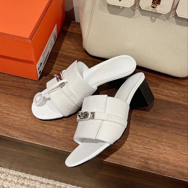 Hermes calfskin gigi 50mm sandal HS0193