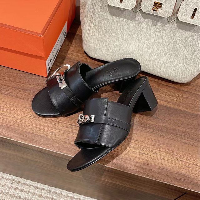 Hermes calfskin gigi 50mm sandal HS0193