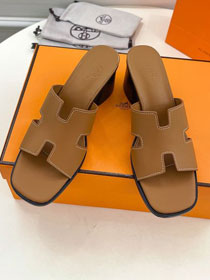 Hermes calfskin helia 60mm sandal HS0196