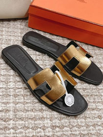 Hermes calfskin oran sandal HS0204