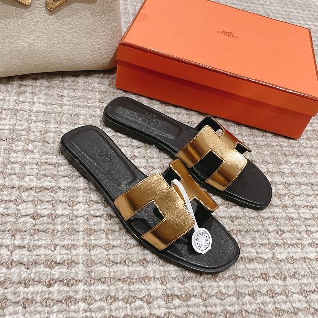 Hermes calfskin oran sandal HS0204