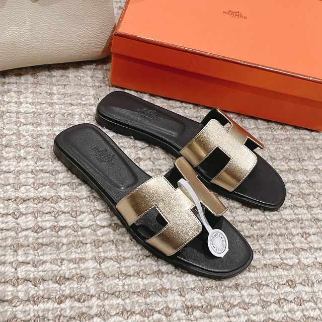 Hermes calfskin oran sandal HS0204