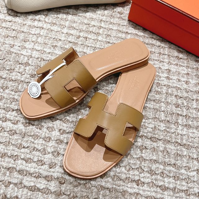 Hermes calfskin oran sandal HS0204