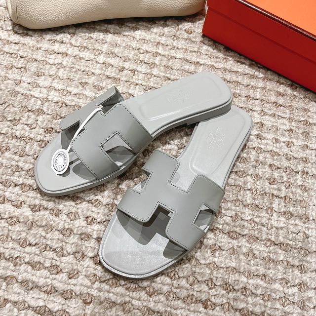 Hermes calfskin oran sandal HS0204