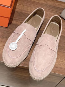 Hermes suede kennedy loafer HS0221