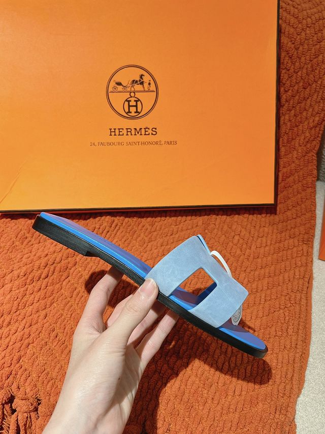 Hermes suede oran sandal HS0213