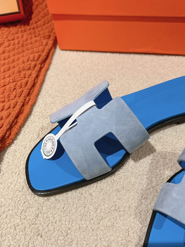 Hermes suede oran sandal HS0213